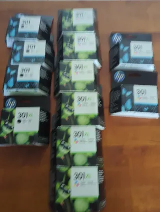 Cartuchos HP 301XL y 301 originales
