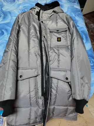 Refrigiwer Parka Grigio con Cappuccio