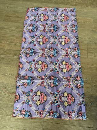 Falda Fallera Multicolor + trozo de tela de alan