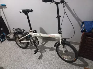 Bicicleta Plegable Giant Blanca