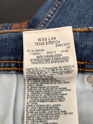 Lote 2 Pantalones Vaqueros Wrangler Azules