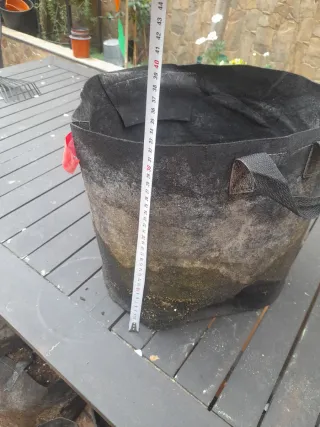 Saco/Tiesto para plantar  maria de tela minimo 4 u