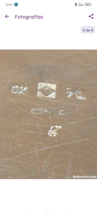 Tintero, taxi chino, colgante, anillos, todo plata