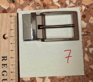 Fibbia con passante argento