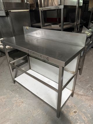 Mesa de acero ALTA inoxidable industrial