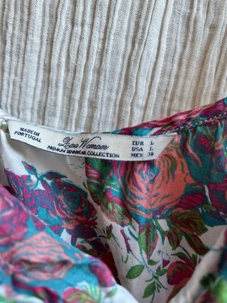 Vestido Zara floral talla única
