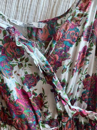 Vestido Zara floral talla única