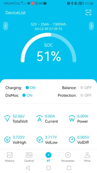 Batería Patinete Eléctrico 52V 25Ah 1300Wh