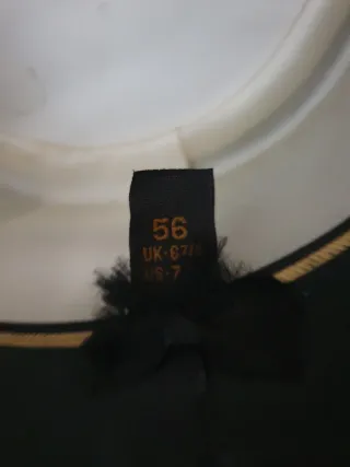 Sombrero flamenco ala ancha negro