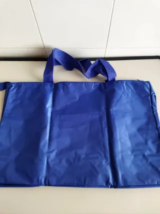 Bolsa Buckler Azul Vintage