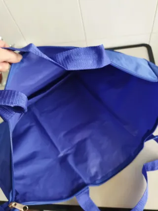 Bolsa Buckler Azul Vintage