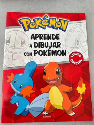 Libro  pokemon te explica cada paso como dibujar
