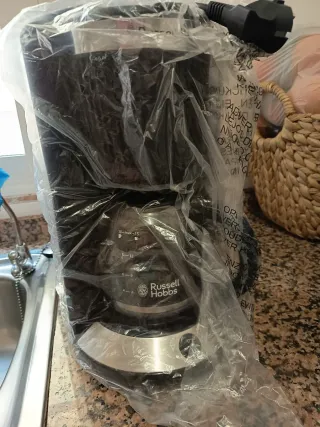 Cafetera Russell Hobbs 1.25L Negra