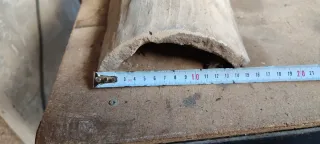 Tejas antiguas de barro, unas 300 aprox