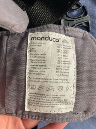 Mochila Portabebés Manduca Gris