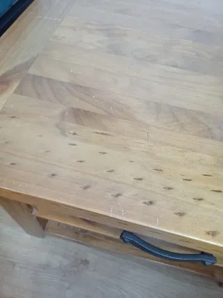 Mesilla de noche de madera