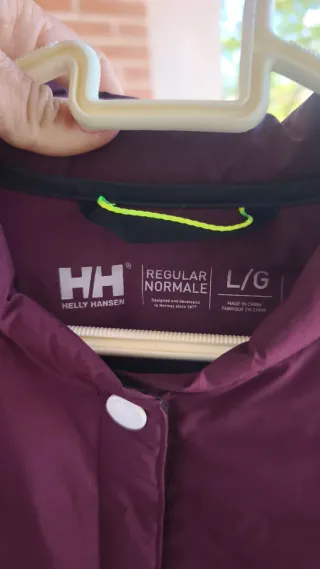 Plumífero Helly Hansen Mujer T.L Morado