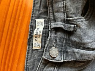 Pantalón vaquero gris Pull&Bear