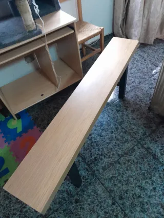 Banco de madera fabricacion propia reciclando