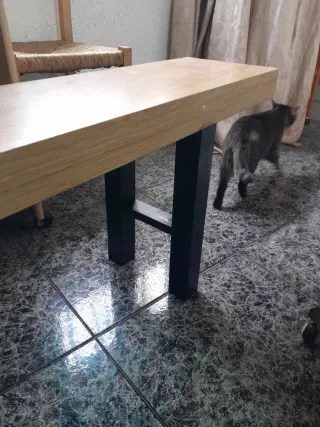 Banco de madera fabricacion propia reciclando