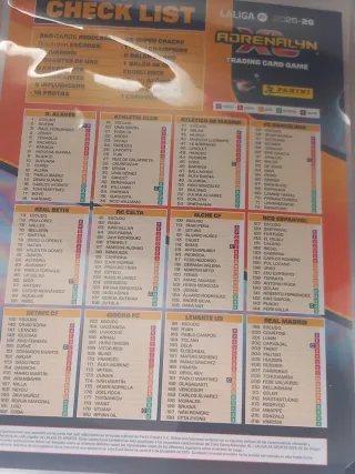 Álbum Panini Adrenalyn XL LaLiga 25-26
