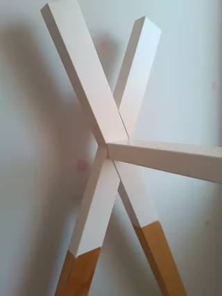 Cama Montessori Madera y Blanca