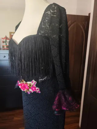 Traje de Flamenca Talla 40 SOLO 1 PUESTA