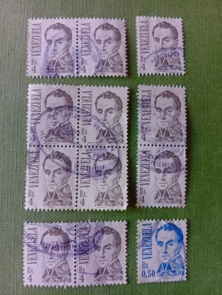 Pack más 100 sellos internacionales variados