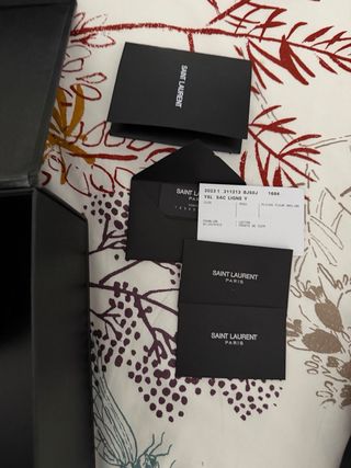 Bolso Saint Laurent Toy Puffer Negro