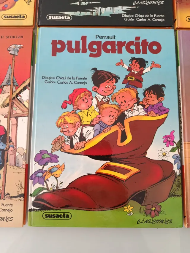 Pack 7 clasicomics susaeta