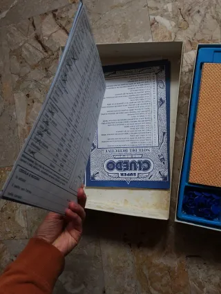 Super Cluedo gioco da tavolo anni 80
