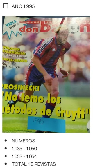 Revistas Don balón.