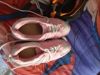 Botines deportivos mujer rosa y blanco