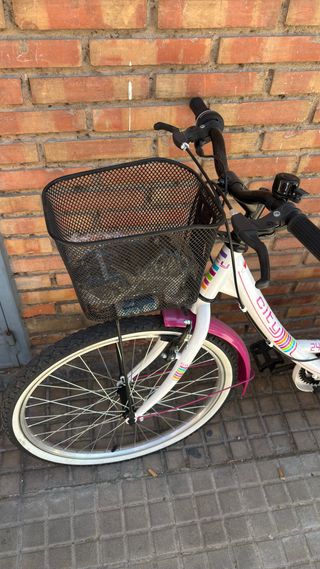 Bicicleta Niña City 24 con cesta