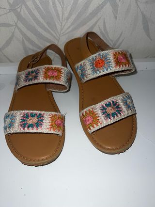 Sandalias Zara Verano Multicolor Talla 35