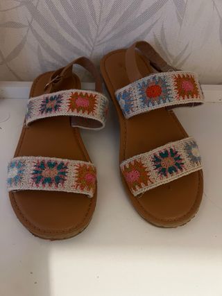 Sandalias Zara Verano Multicolor Talla 35