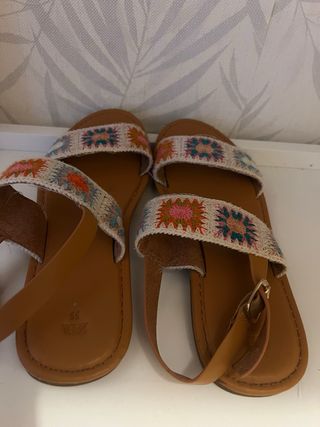 Sandalias Zara Verano Multicolor Talla 35