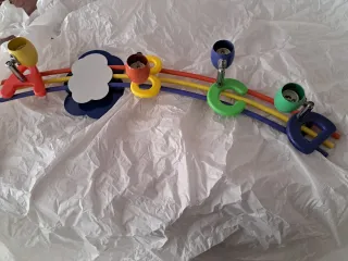 Lámpara infantil de techo multicolor