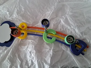 Lámpara infantil de techo multicolor