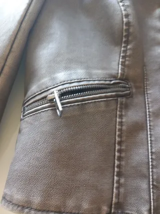 Giacca donna in pelle grigia