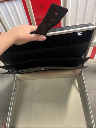 Maletín Pedro Domecq con copas y botellas