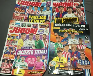 Revistas Jugón y Guía Adrenalyn 2025-26