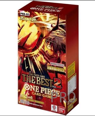One Piece The Best Vol.2 PRB02: Caja de Sobres (10) Japonés