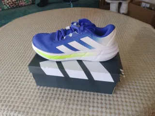 Zapatillas Adidas Questar M Azul/Blanco Talla 42