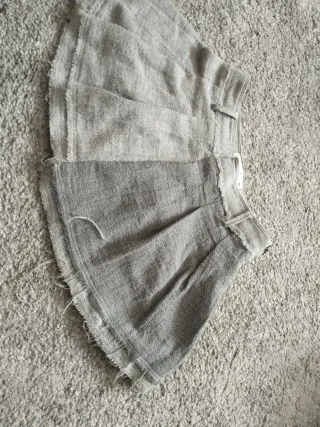 Minifalda Zara Gris Talla 9 NUEVA