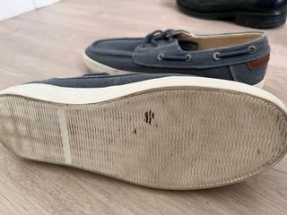 Mocasines náuticos azules