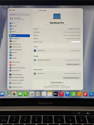 MacBook Pro 13” 2020 1TB