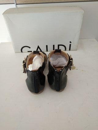 Sandali Gaudi neri e oro