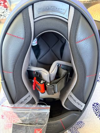 Casco Moto MT Jarama Azul Talla M Nuevo