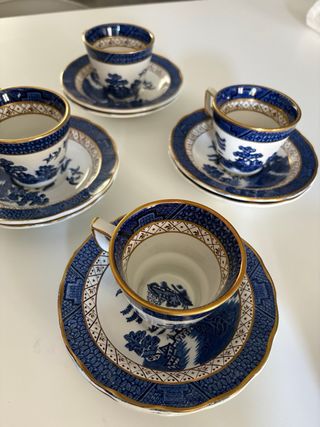 Servizio 8 tazzine caffè Booths Real Old Willow